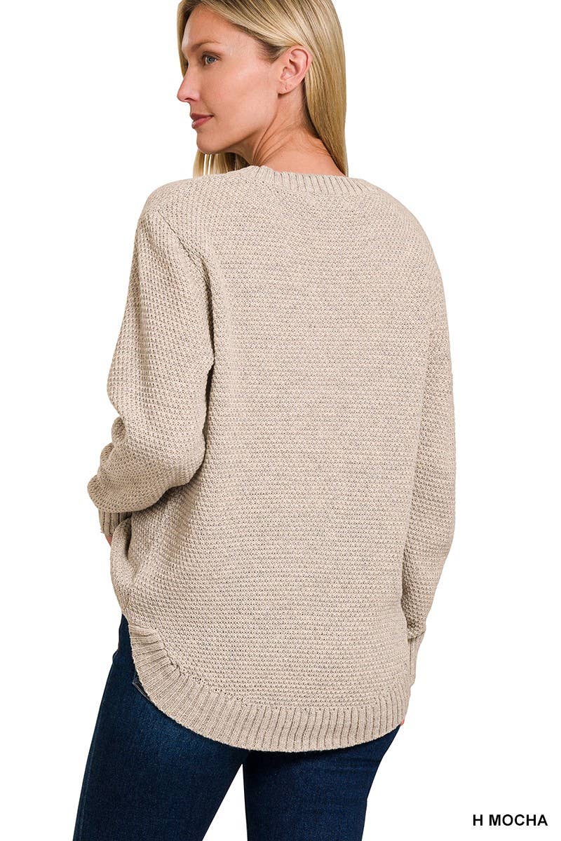 Round Neck Basic Sweater