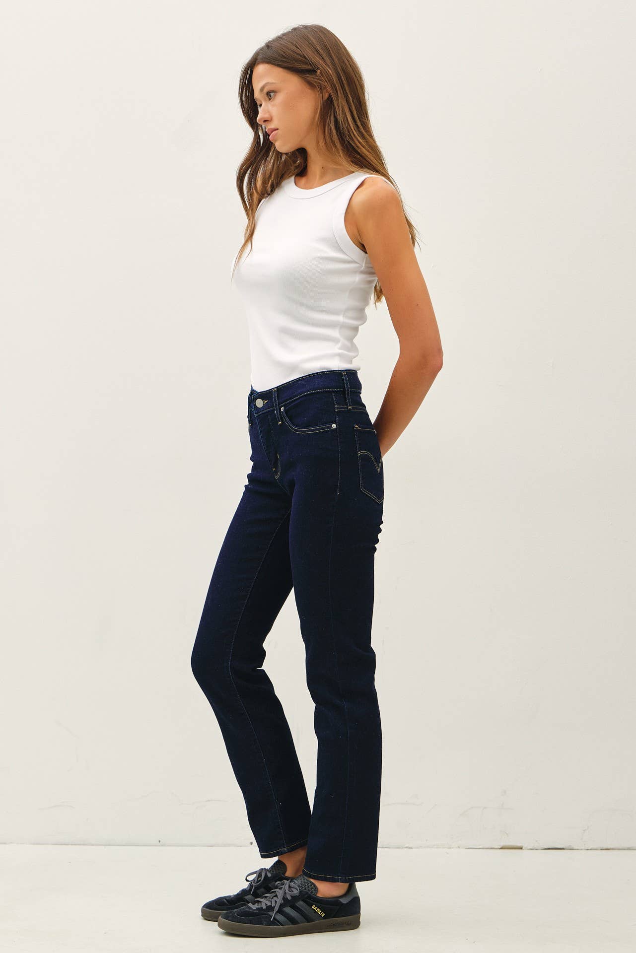 Round neck basic tank
