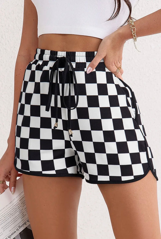 Checkered shorts