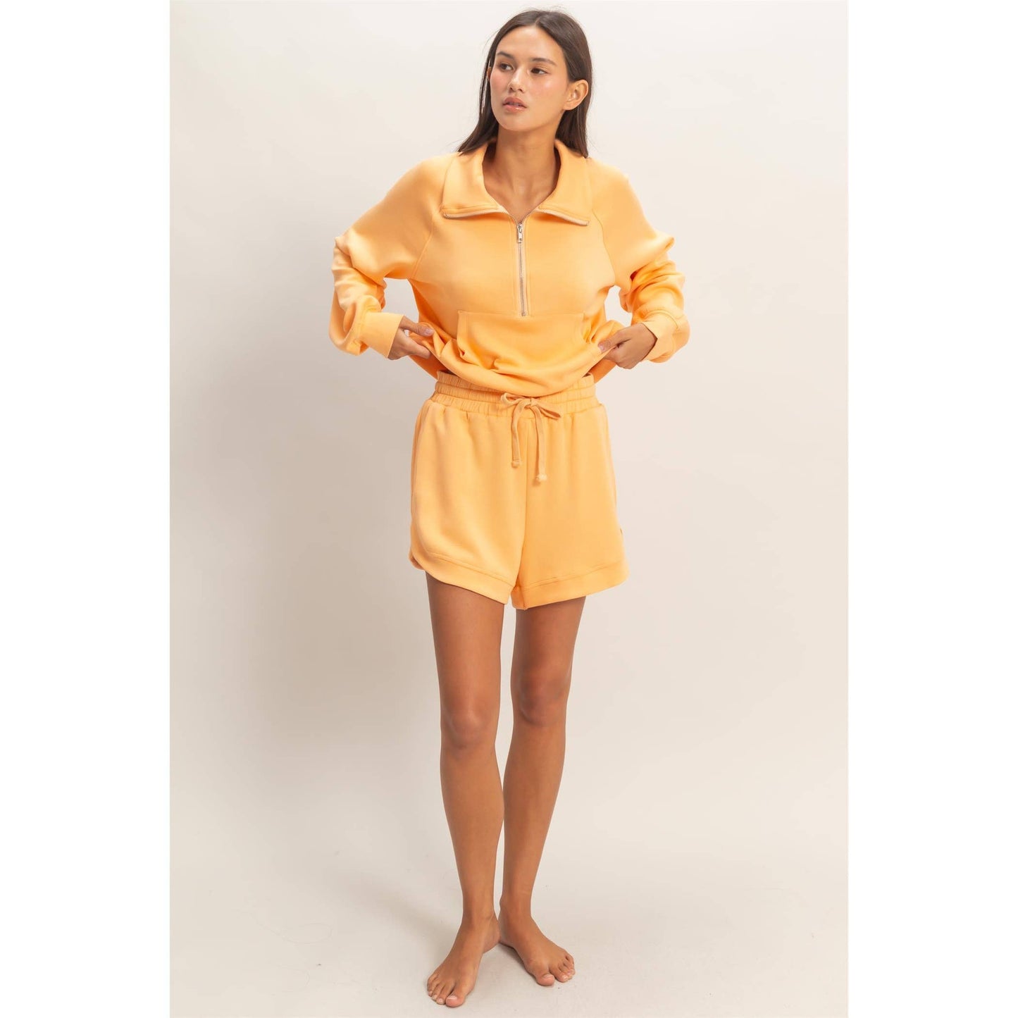 Half-Zip Collar Pullover