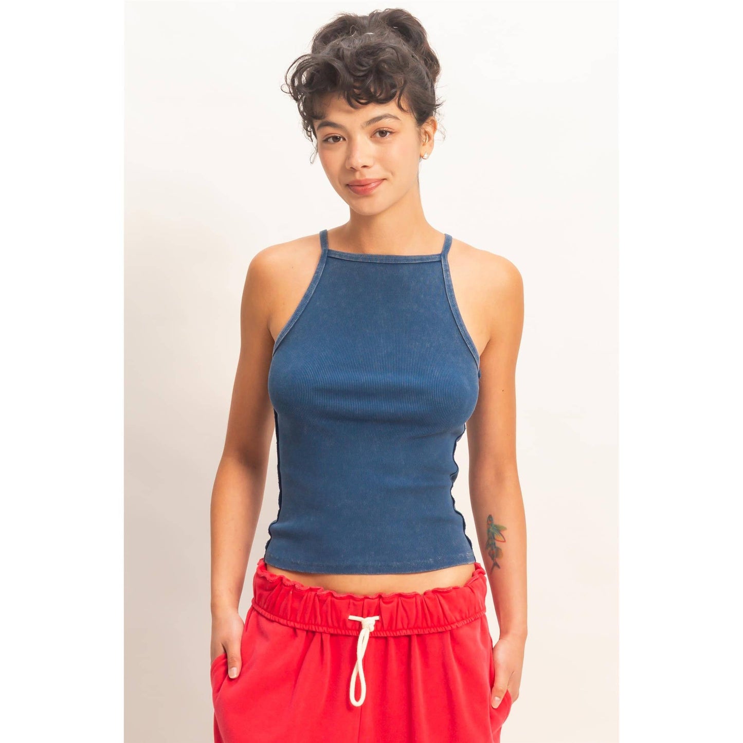 Square Neck Acid Tank Top