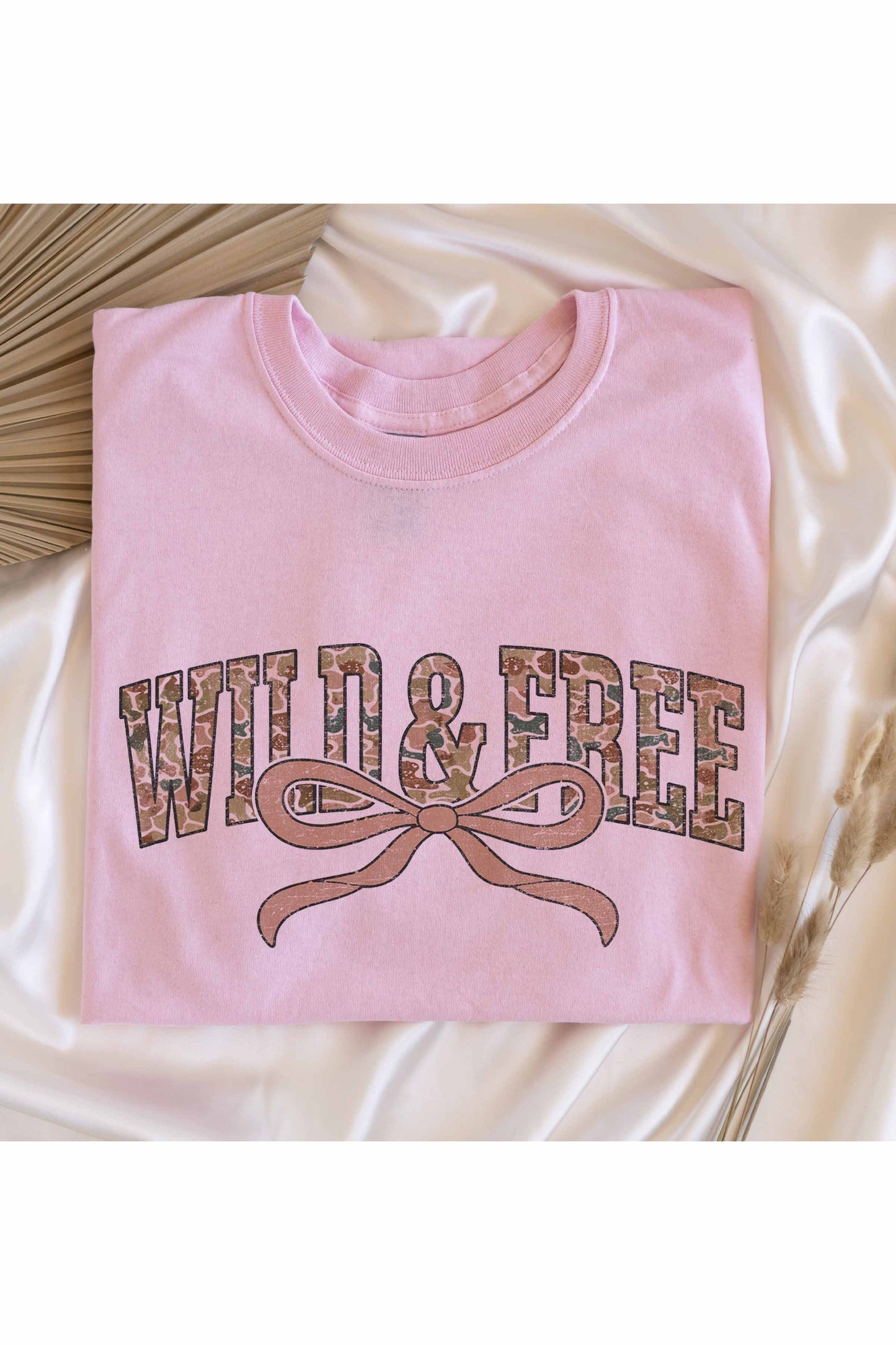 WILD FREE BOW OVERSIZED TEE