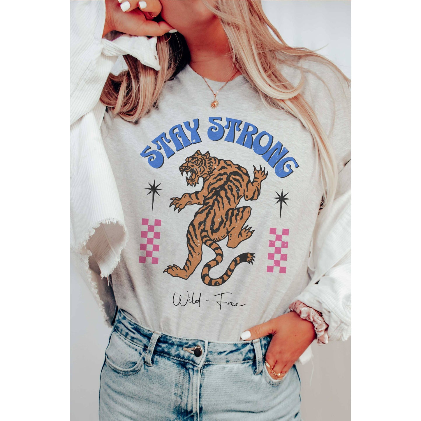 STAY STRONG TIGER Graphic Tee