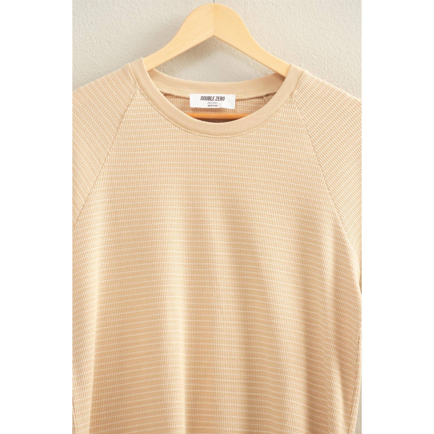 Striped thermal tee