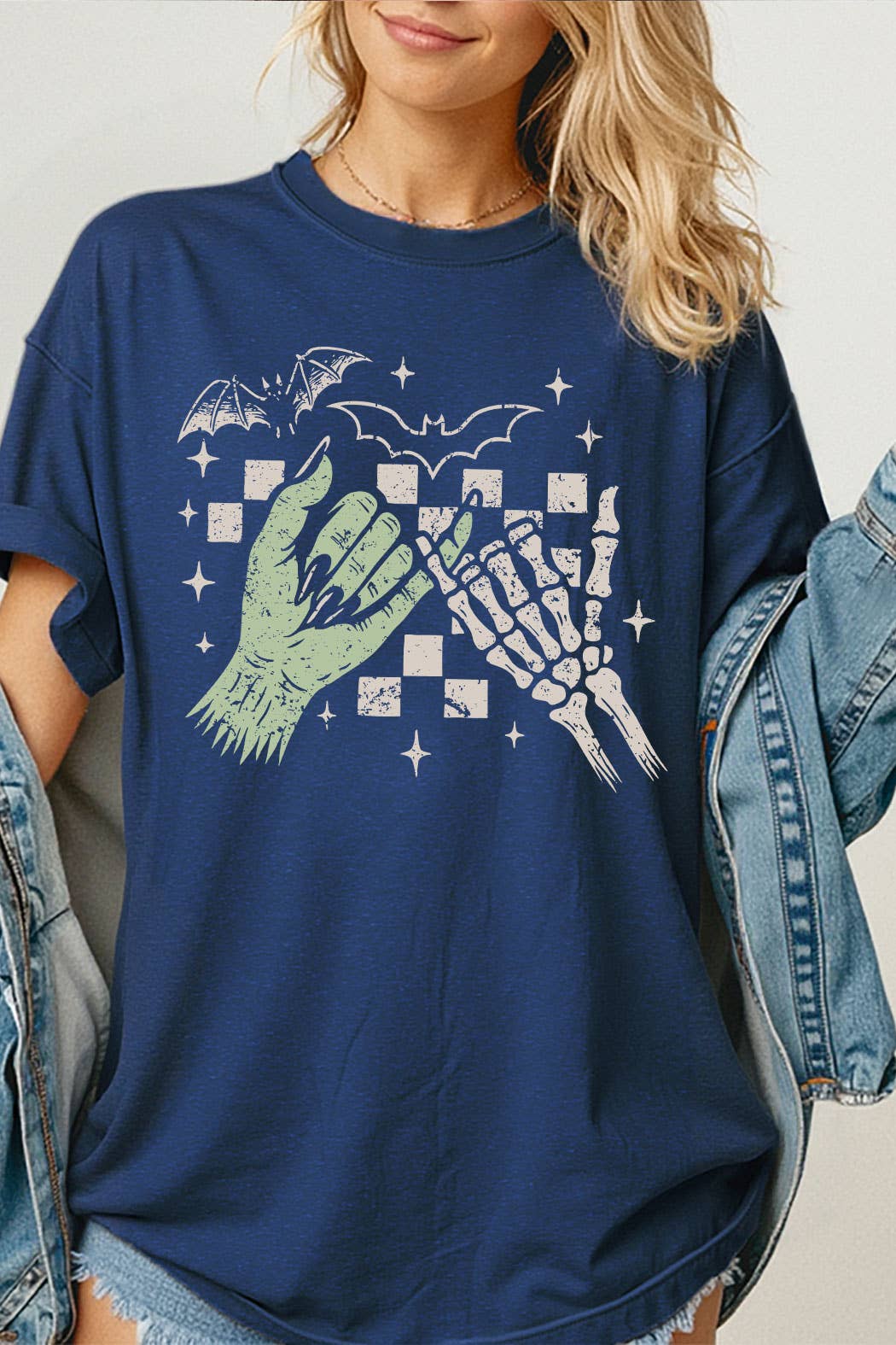 (PRE-ORDER) Frankenstein Skeleton Pinky Promise Comfort Colors
