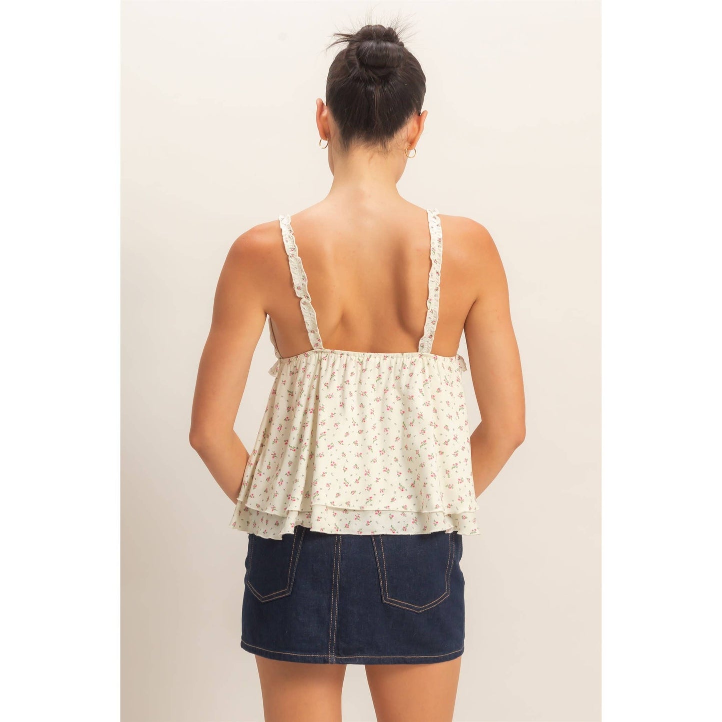 Floral Tiered Top