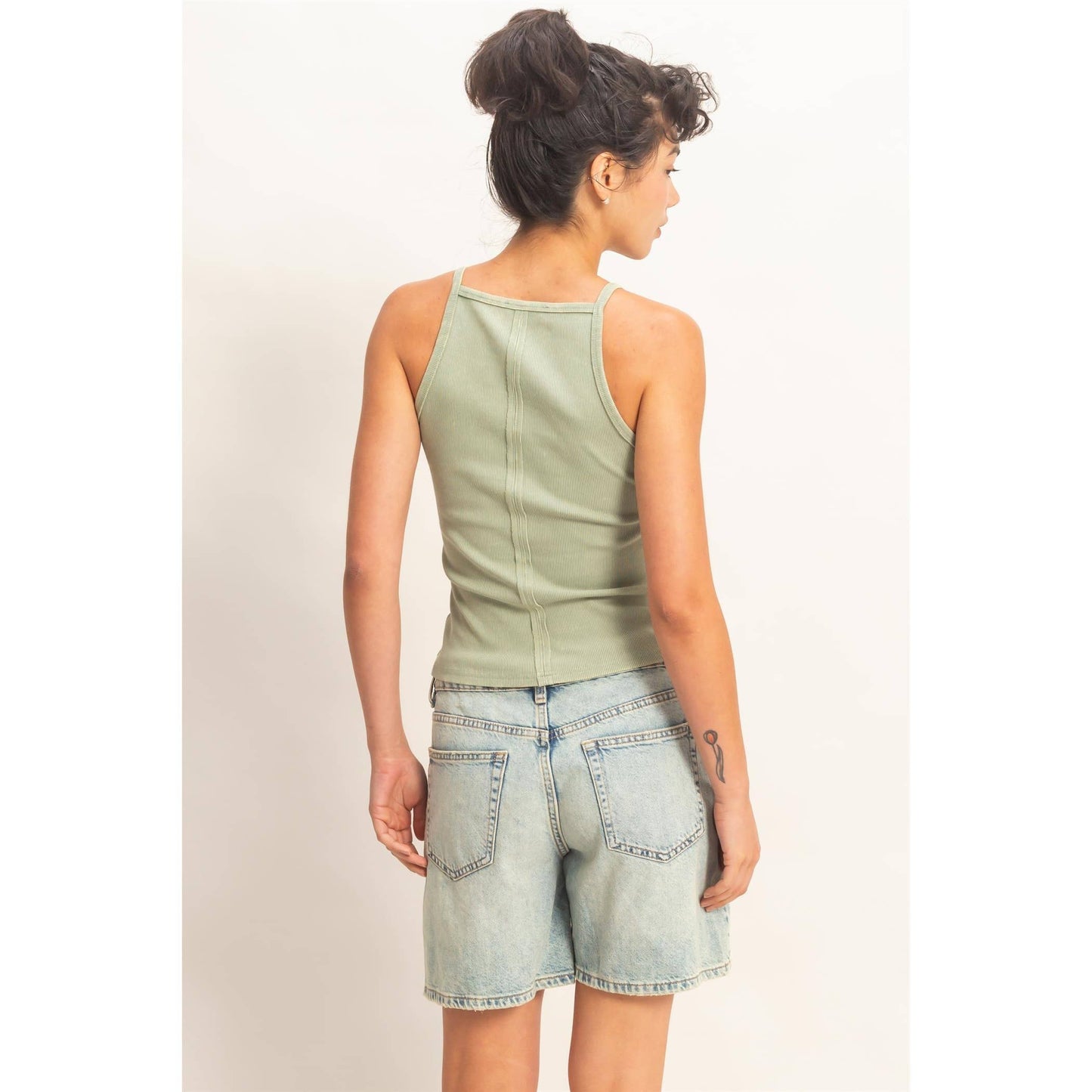 Square Neck Acid Tank Top