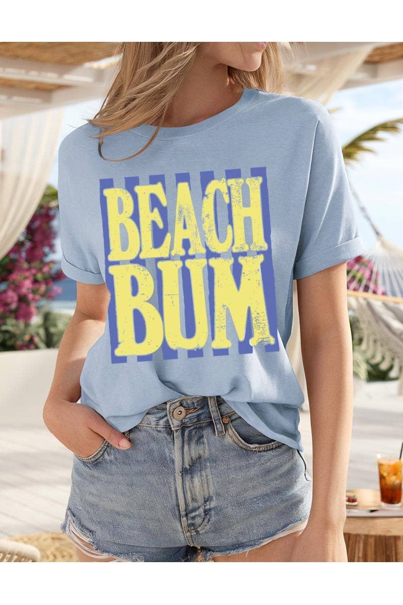 Beach Bum Graphic Heavy Cotton Tee