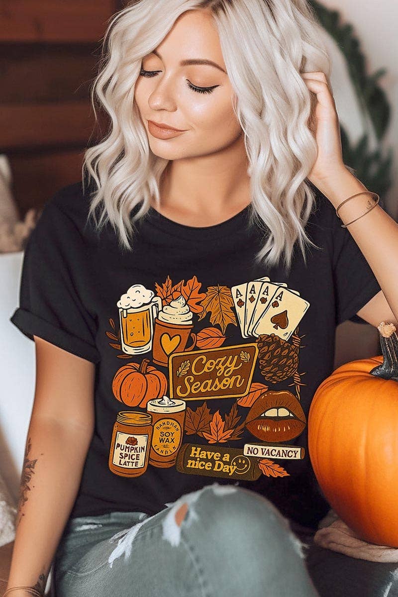 Retro Fall Collage Graphic Tee