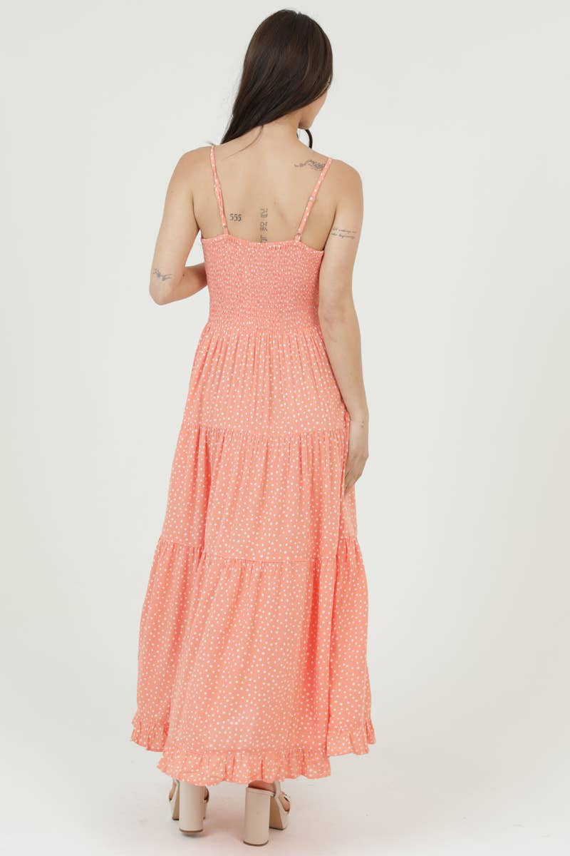 POLKA DOT MAXI DRESS