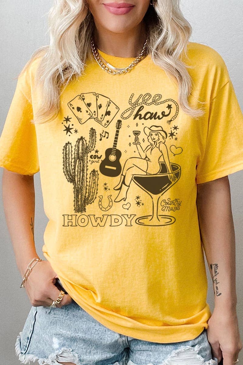 Cowgirl Country Music Tee
