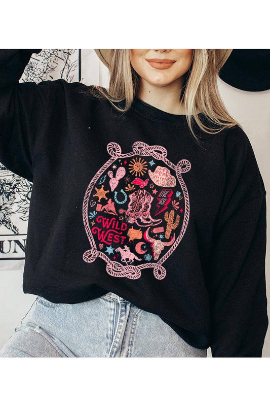 Cowgirl crewneck