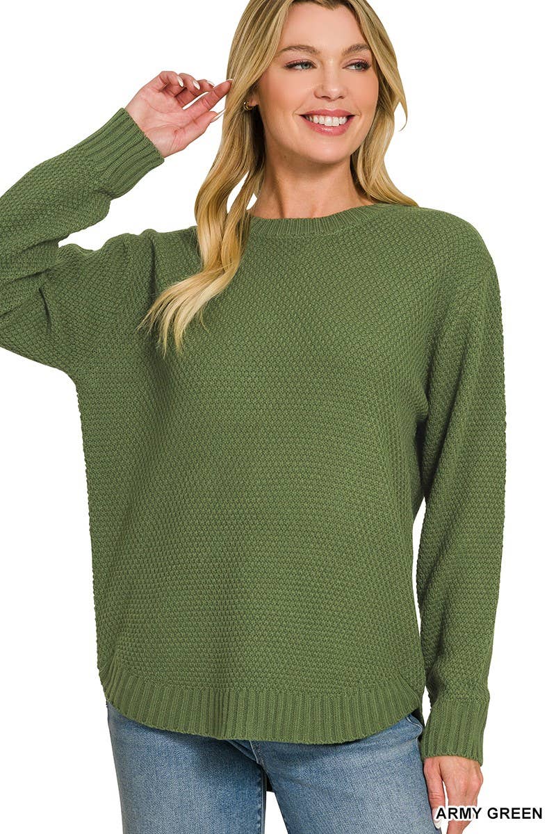 Round Neck Basic Sweater