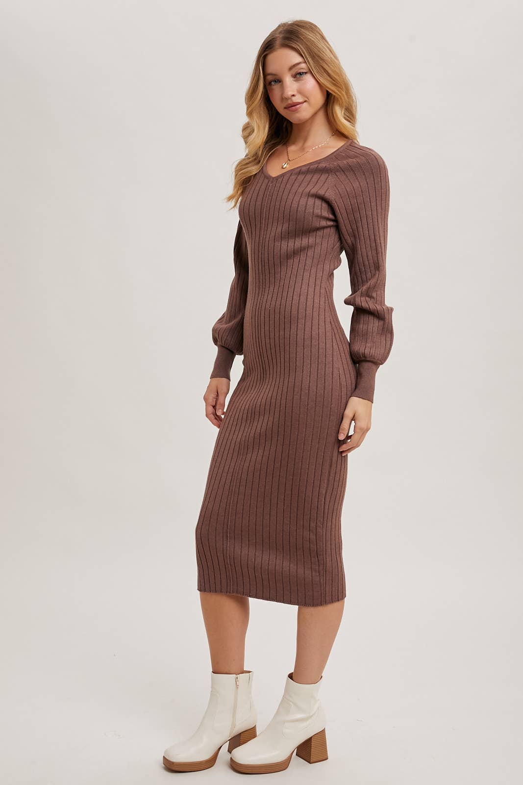 BELLA SWEATER MIDI DRESS