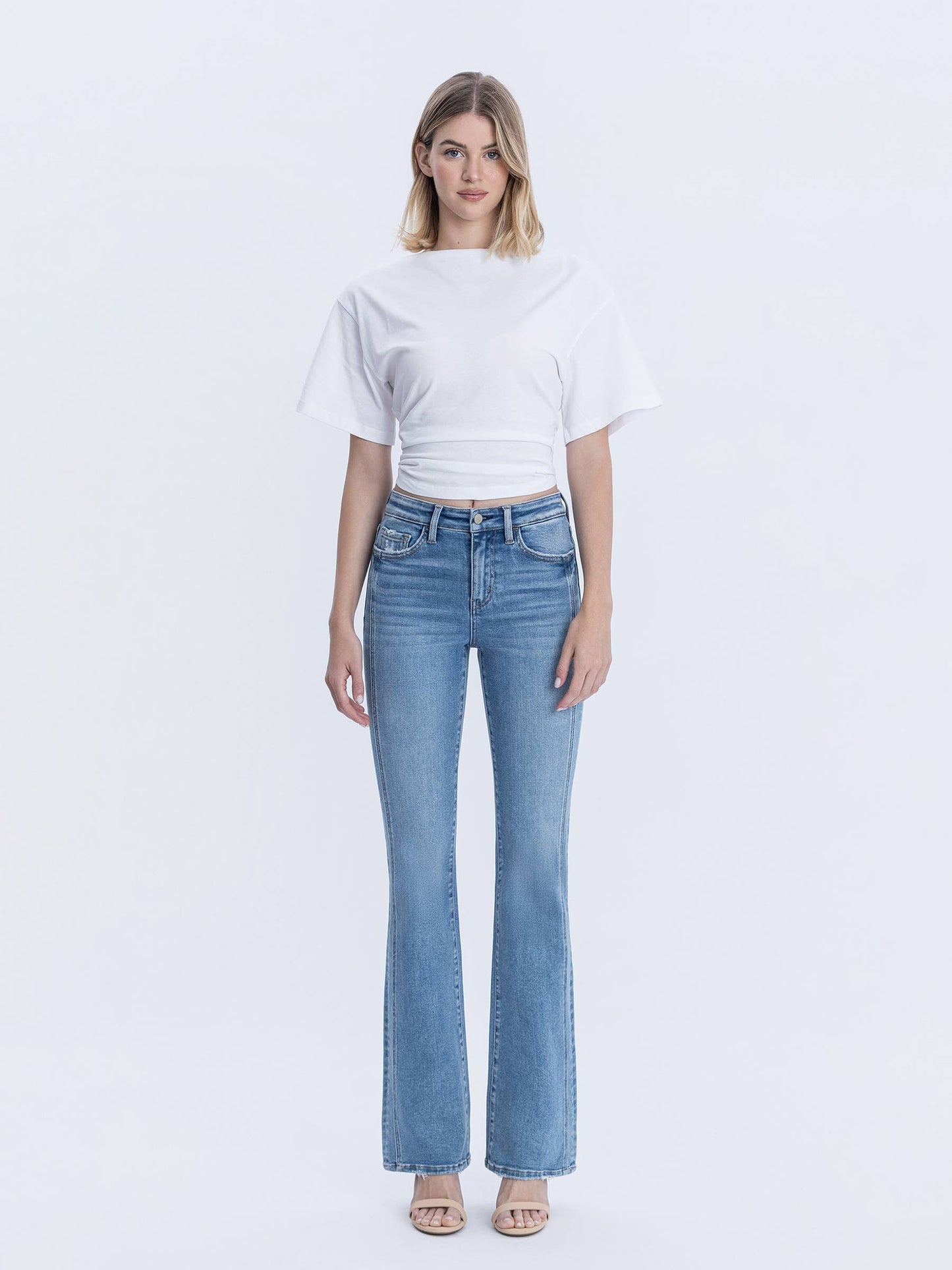 HIGH RISE BOOTCUT JEANS