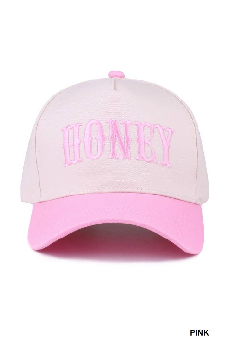 Honey Two-tone Canvas Cotton Cap