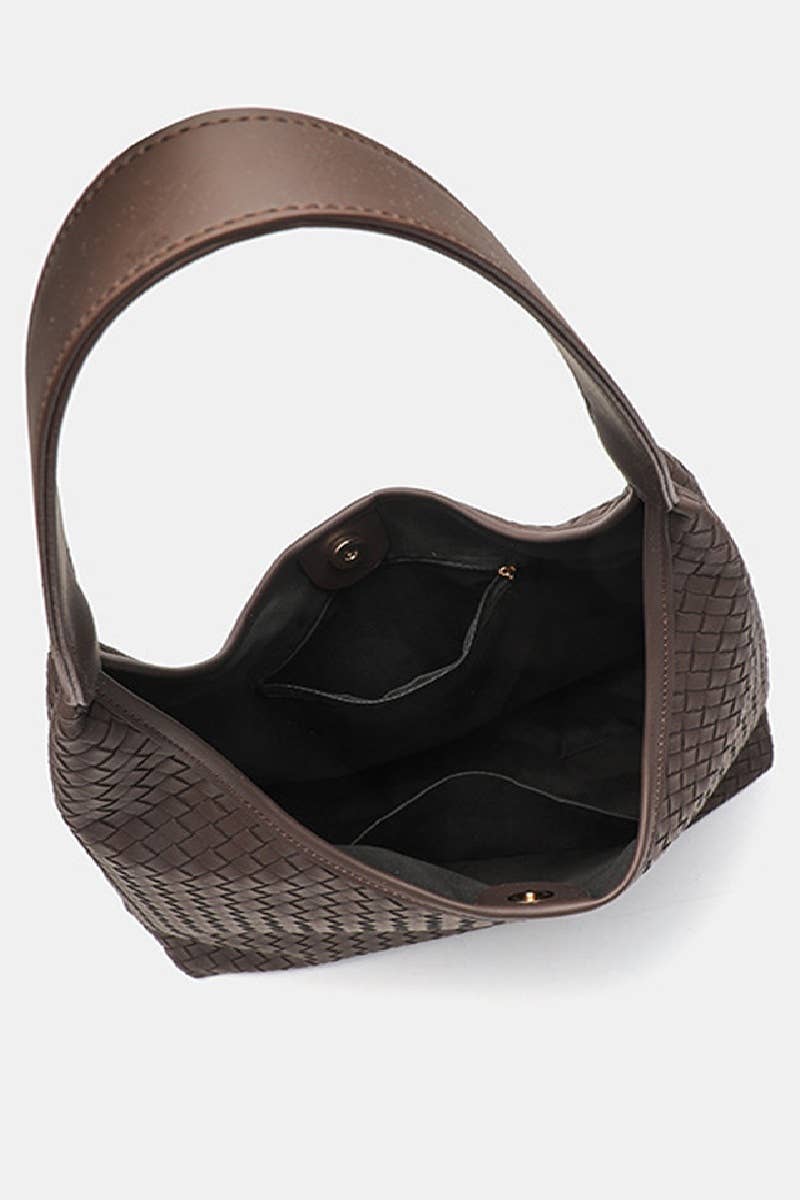 Woven Weave Hobo Shoulder Bag