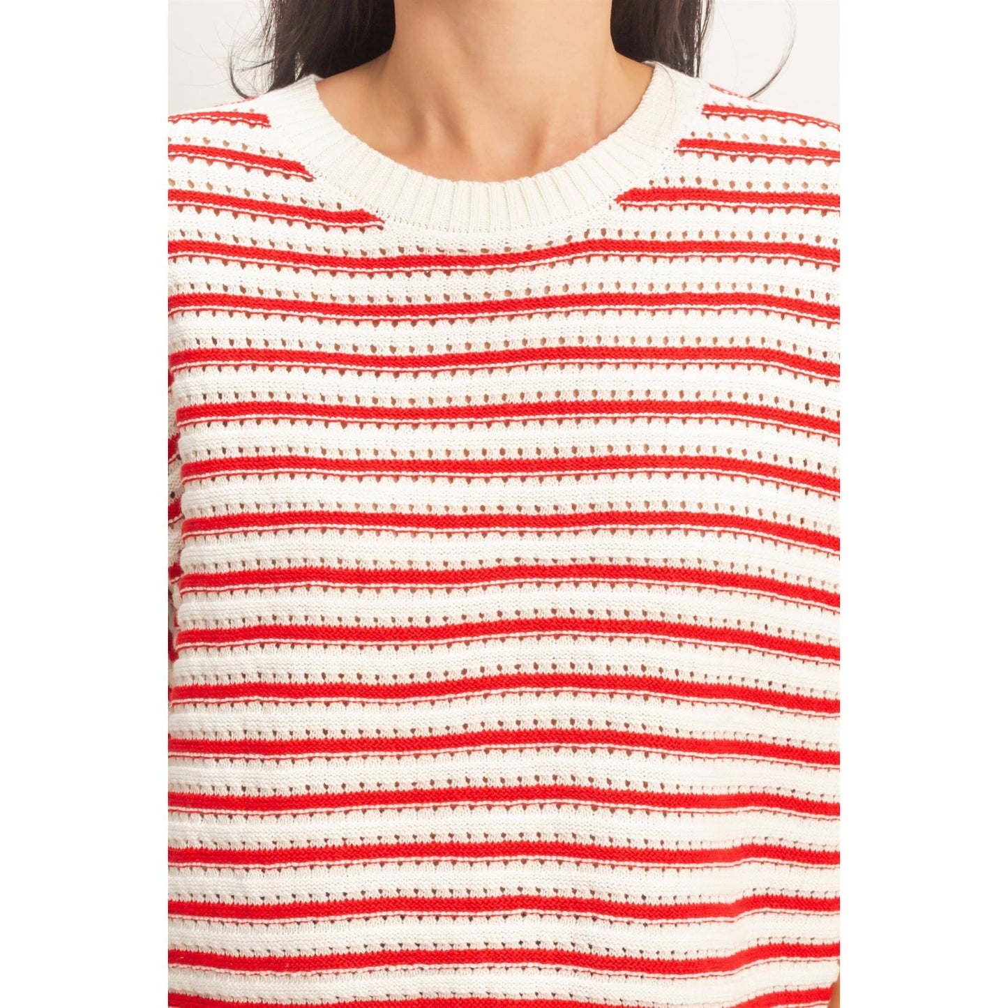 Striped knit Top