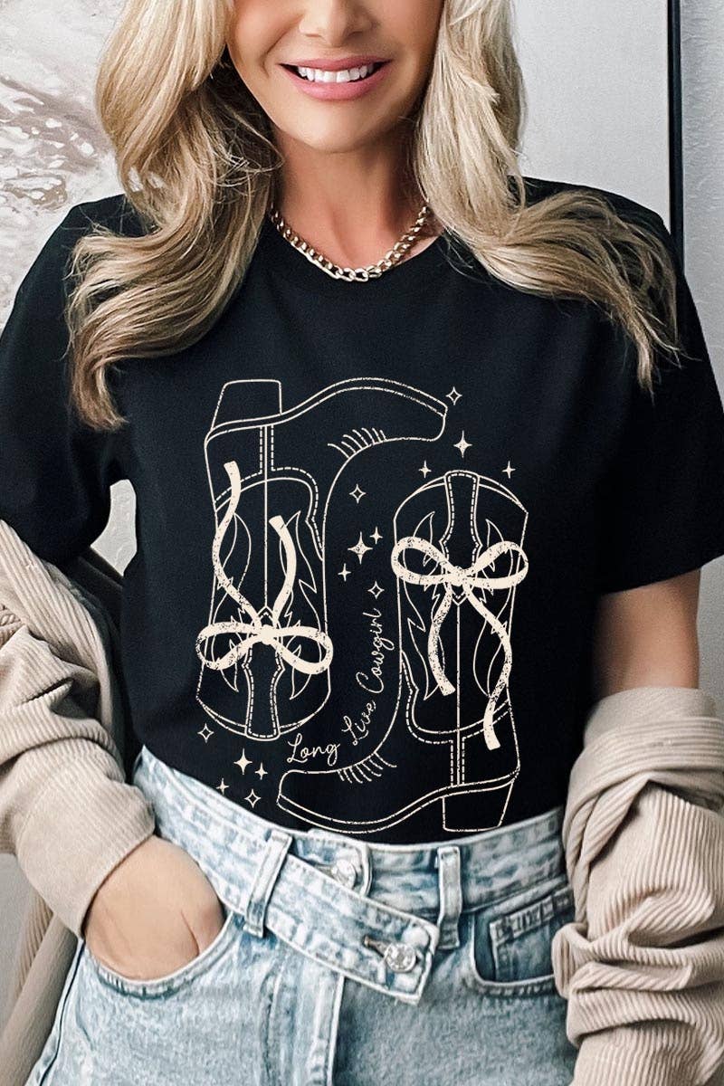 Cowgirl Boots Graphic Tee