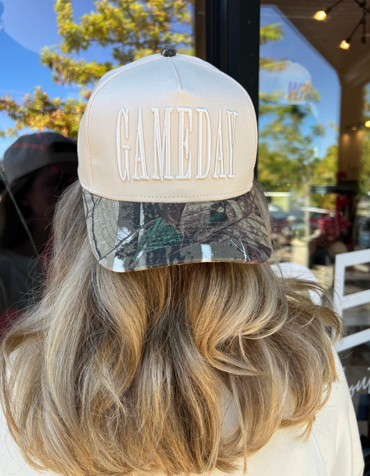 GAMEDAY Vintage Trucker Hat-Monochromatic