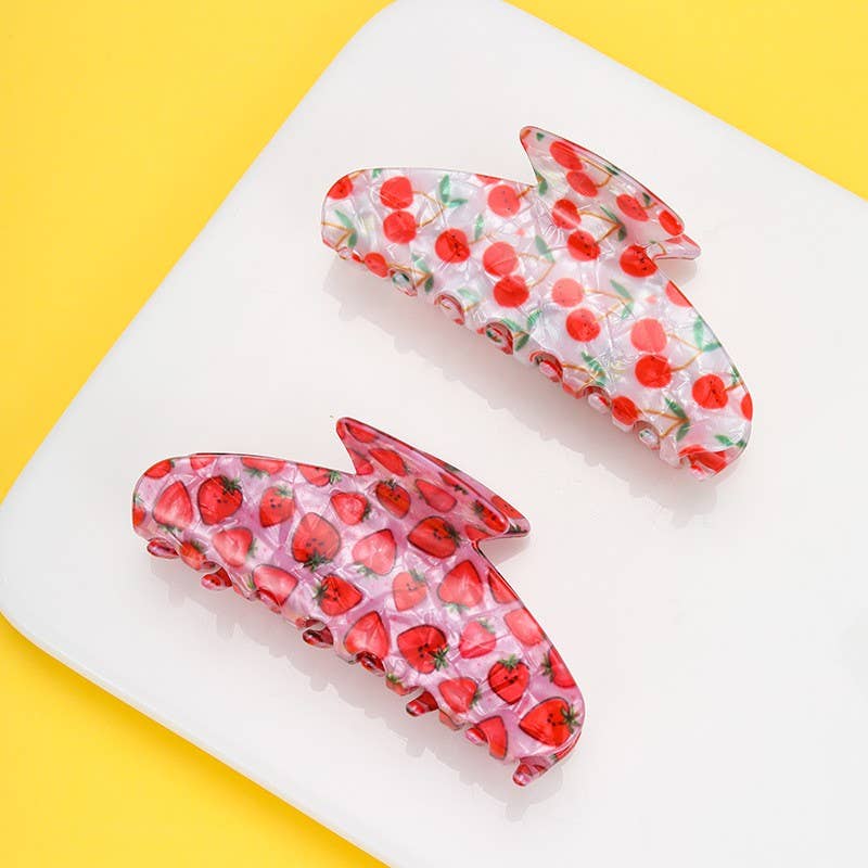 Cherry Strawberry Hair Claw Clip | 40H1177
