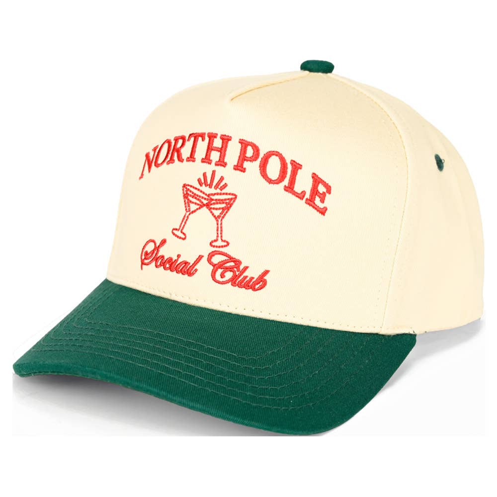 CC NORTH POLE SOCIAL CLUB TRUCKER HAT, TCM 0113