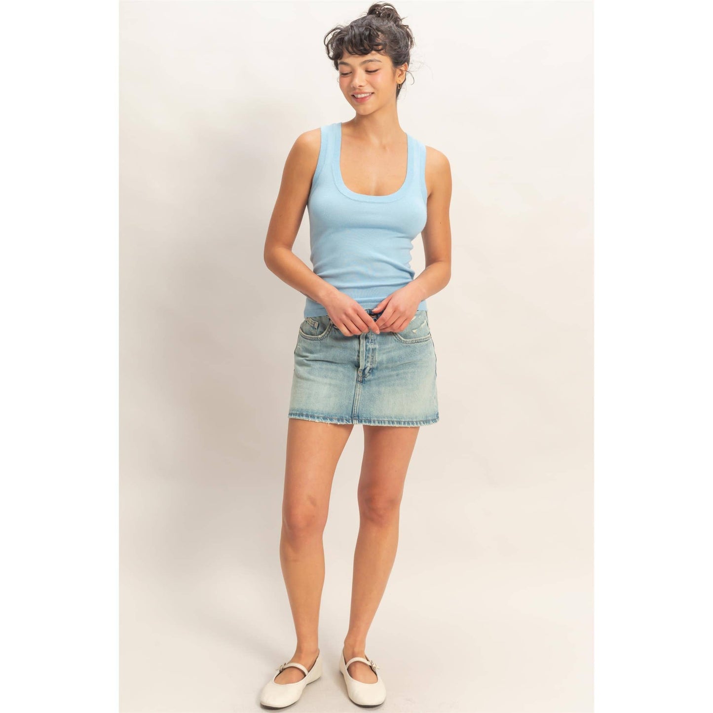 Scoop Neck Tank Top
