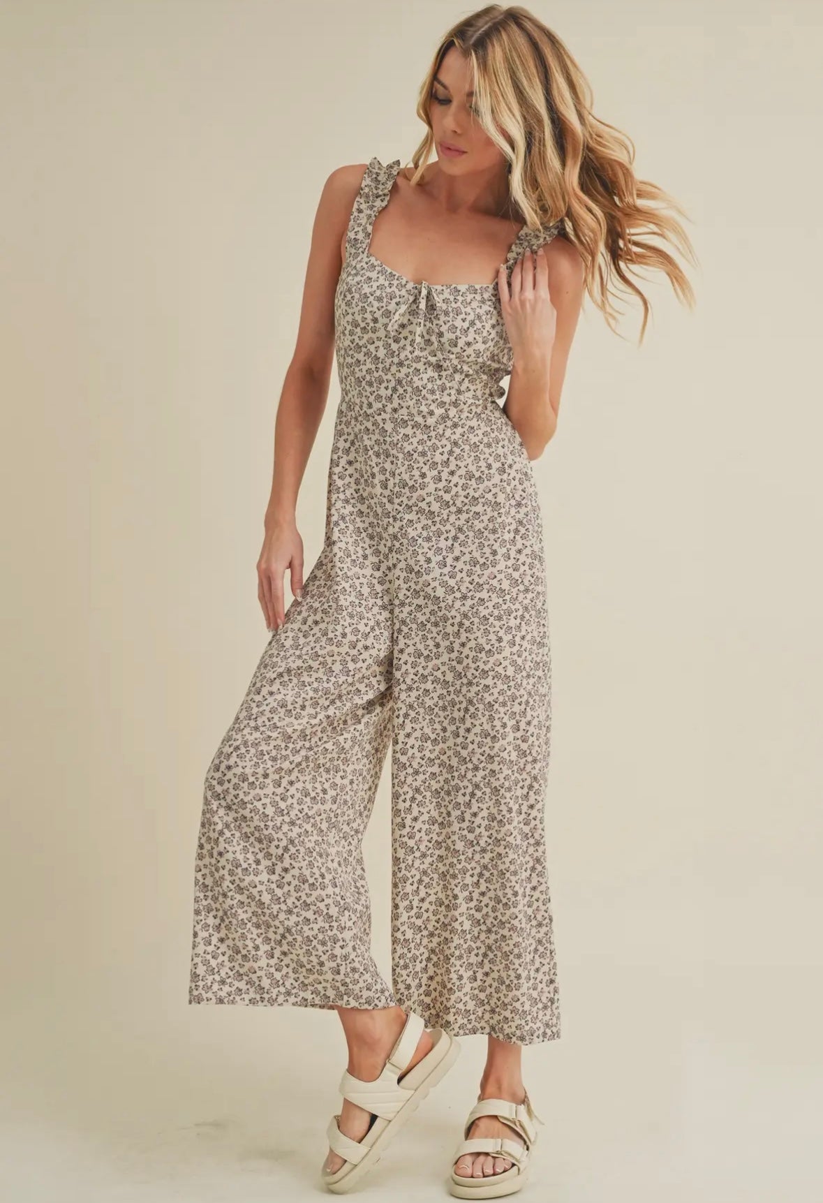 Spring Floral Jumpsuit