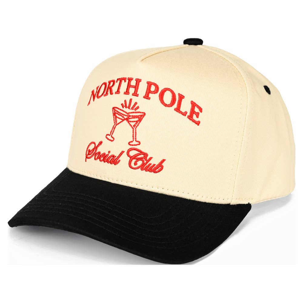 CC NORTH POLE SOCIAL CLUB TRUCKER HAT, TCM 0113