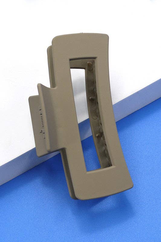 LARGE CLASSIC MATTE HAIR CLAW CLIPS