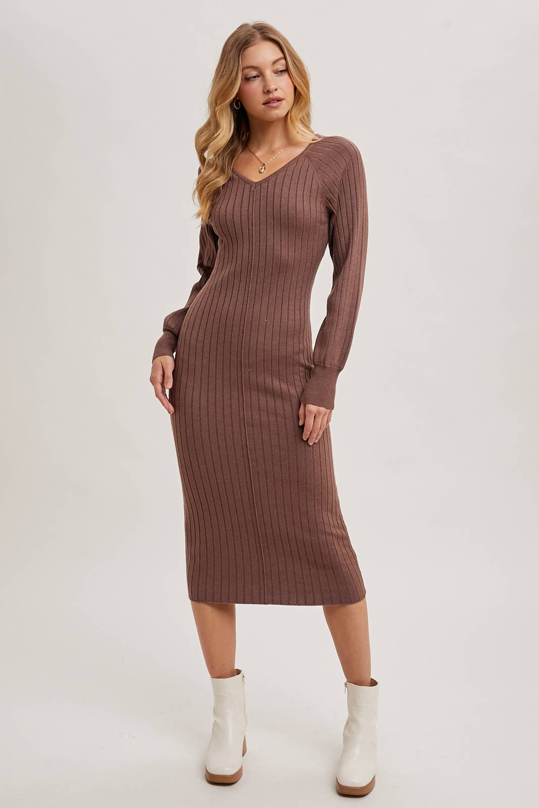 BELLA SWEATER MIDI DRESS