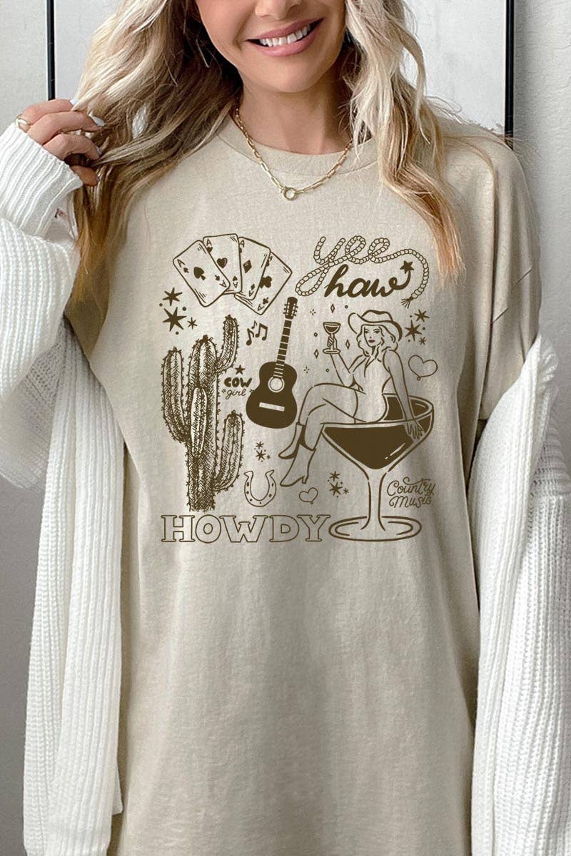 Cowgirl Country Music Tee