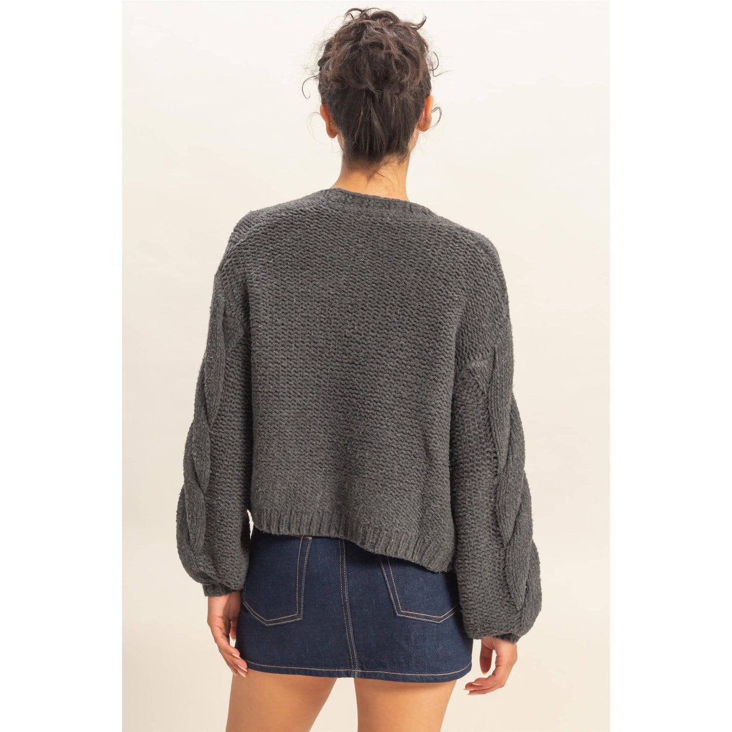 Cable Knit Cardi