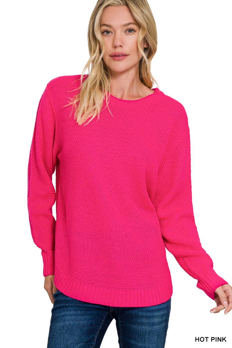 Round Hem Sweater