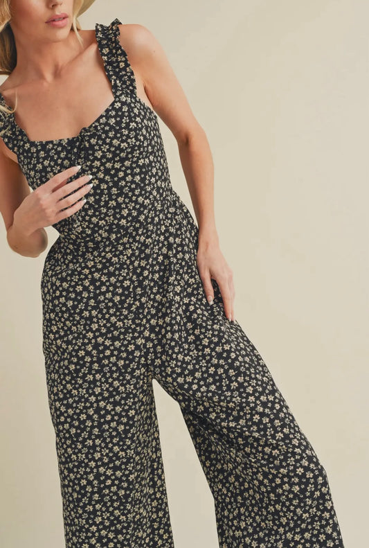 Spring Floral Jumpsuit