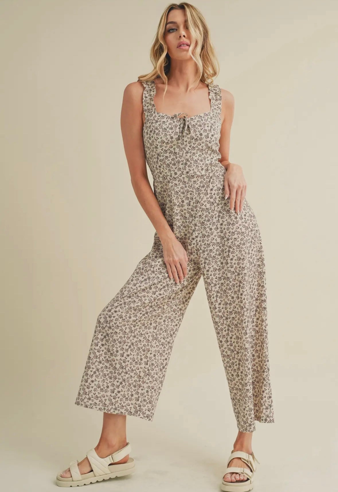 Spring Floral Jumpsuit