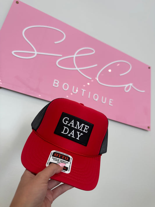 Game day patch hat