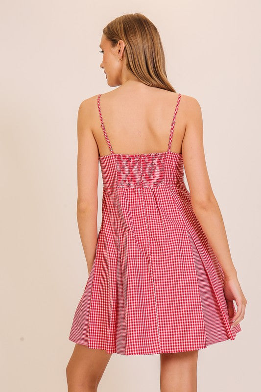 Red Gingham dress