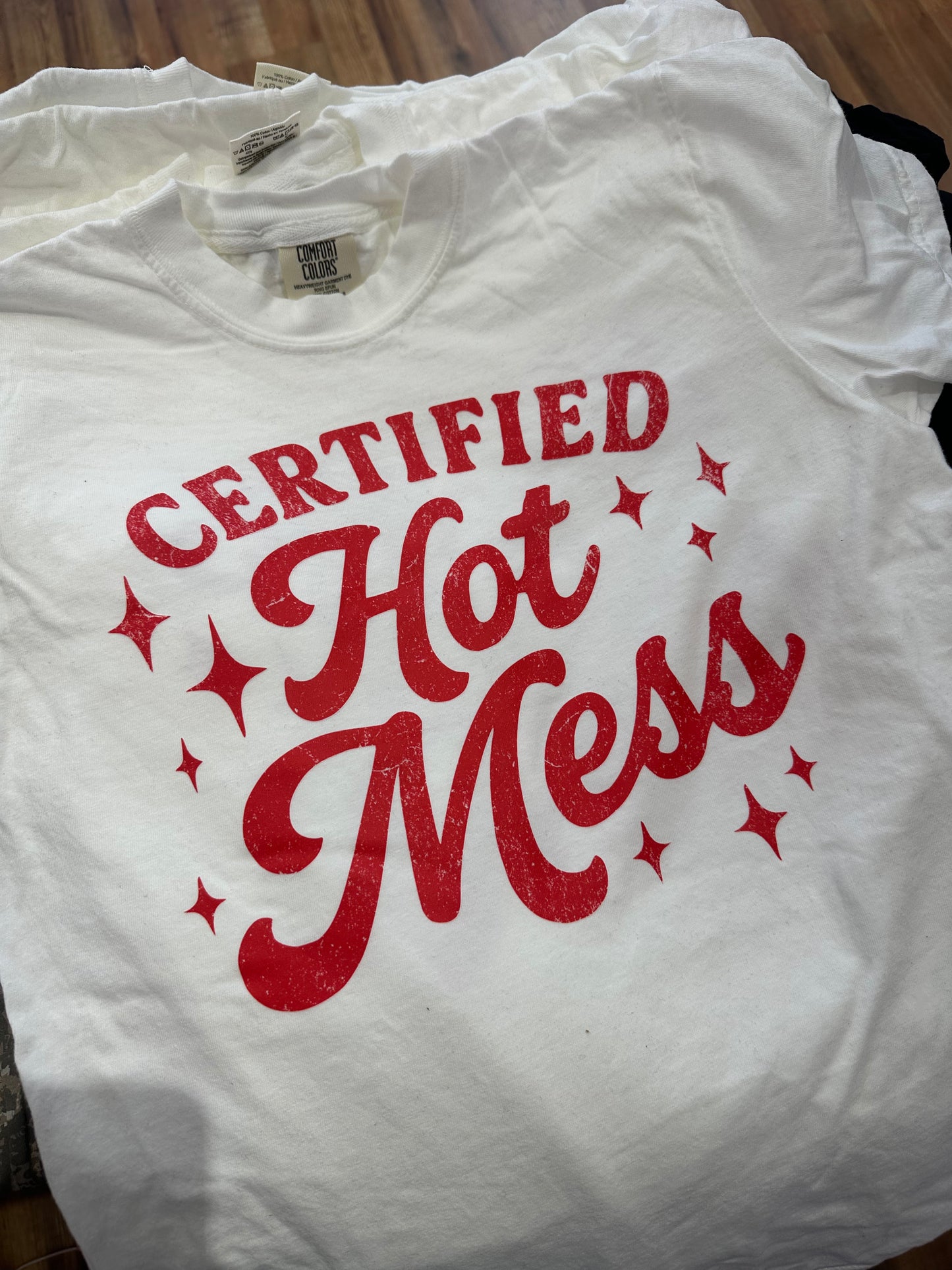 Certified hot mess graphic tee