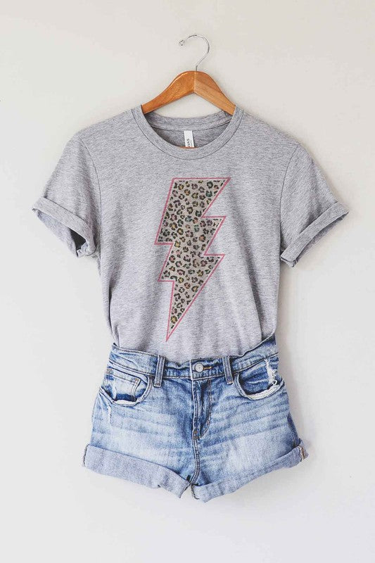 Leopard Lightning bolt