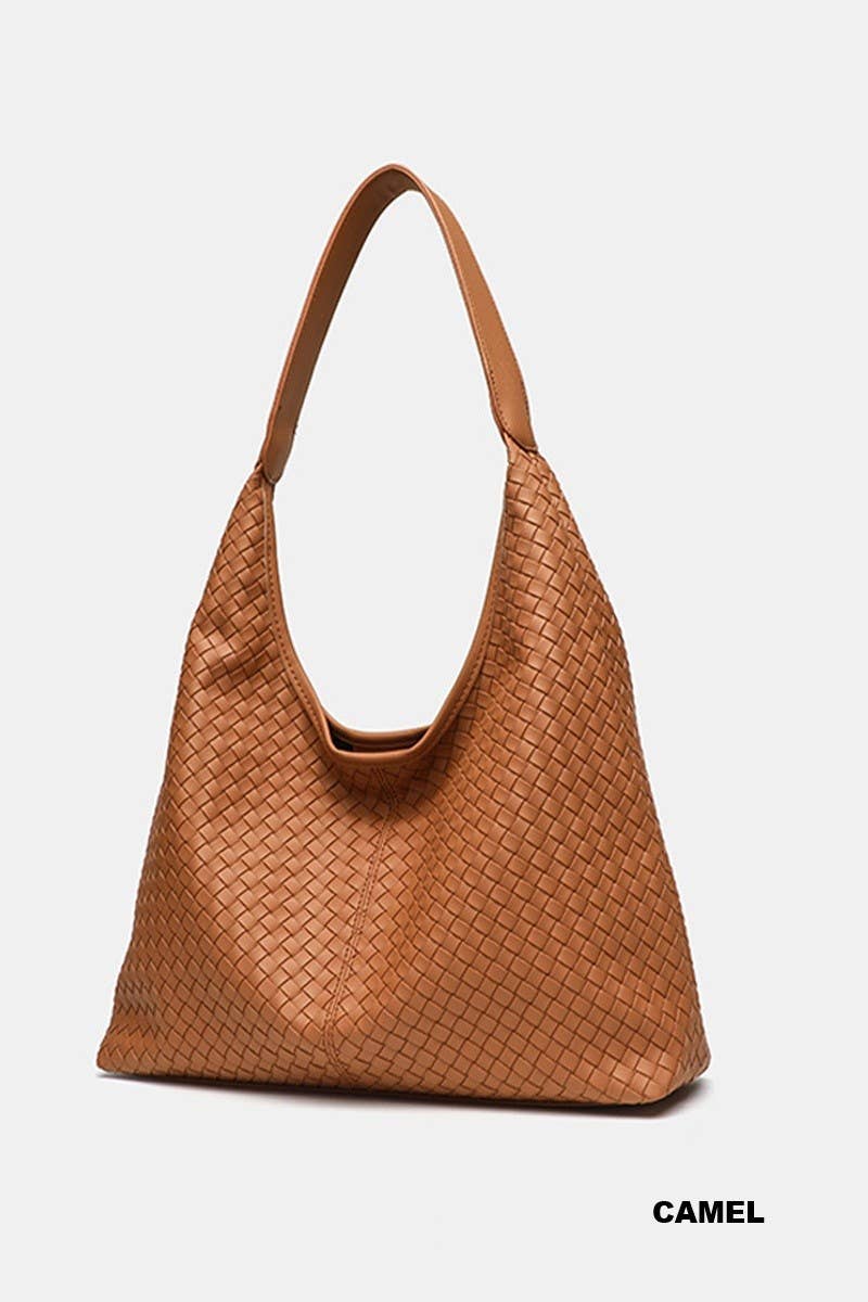 Woven Weave Hobo Shoulder Bag