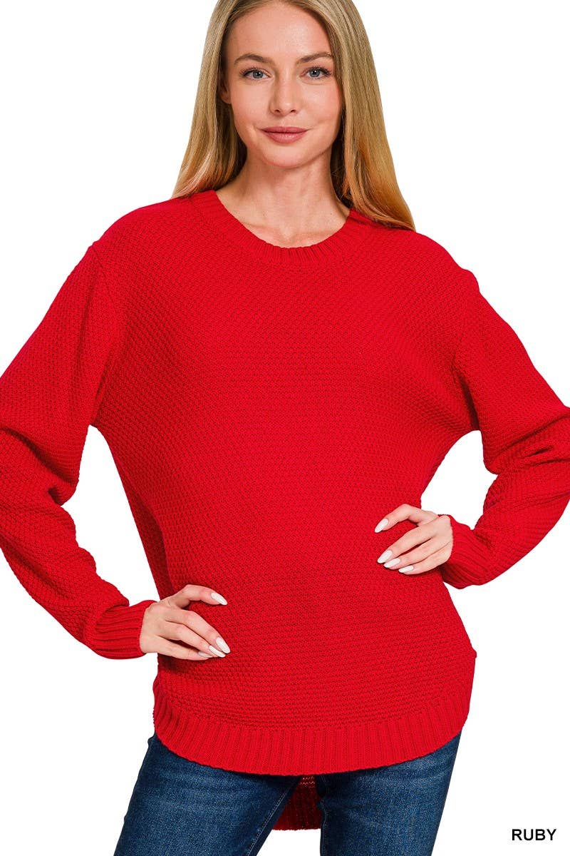 Round Neck Basic Sweater