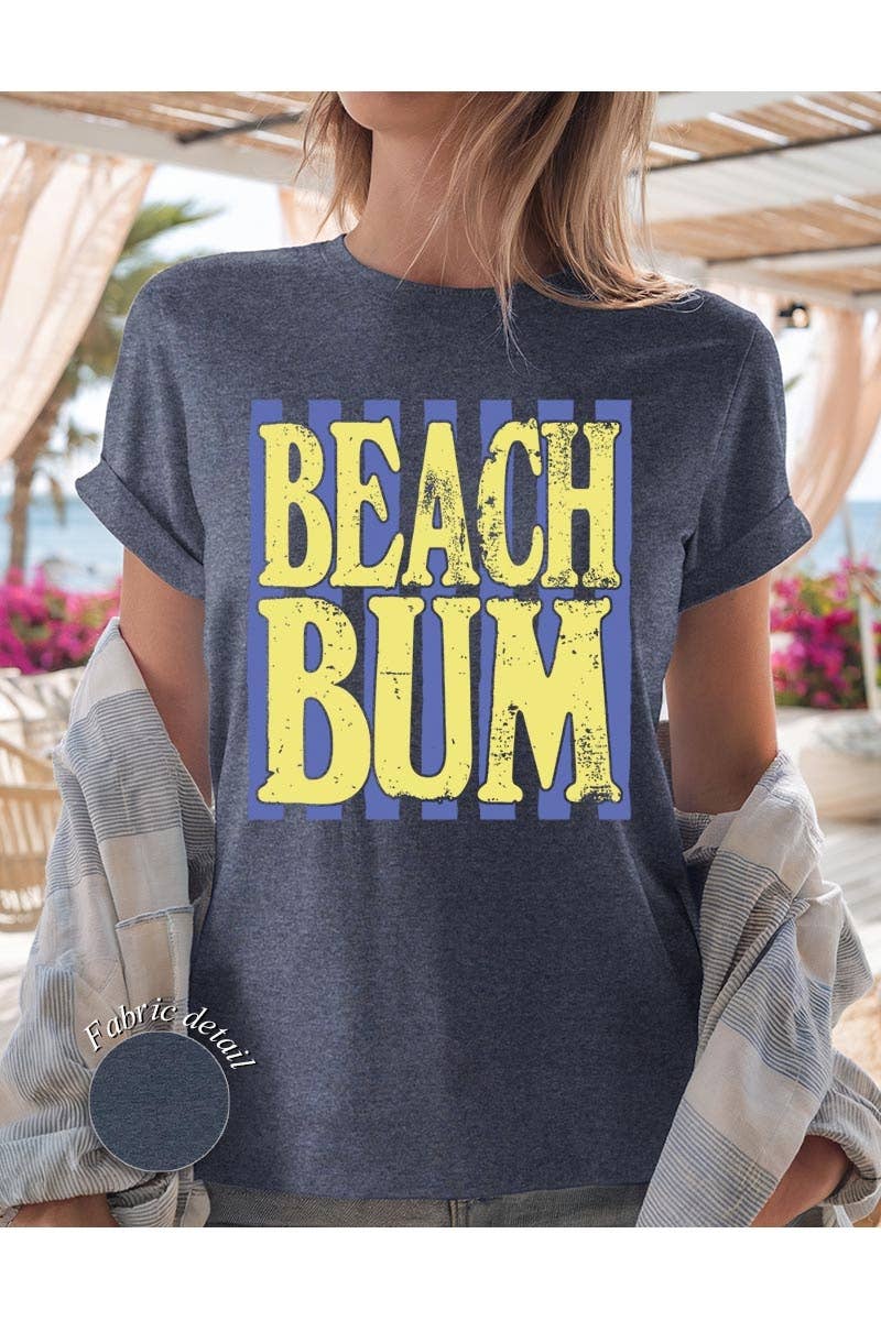 Beach Bum Graphic Heavy Cotton Tee