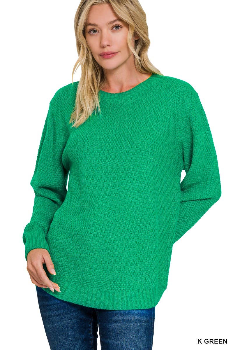 Round Neck Basic Sweater