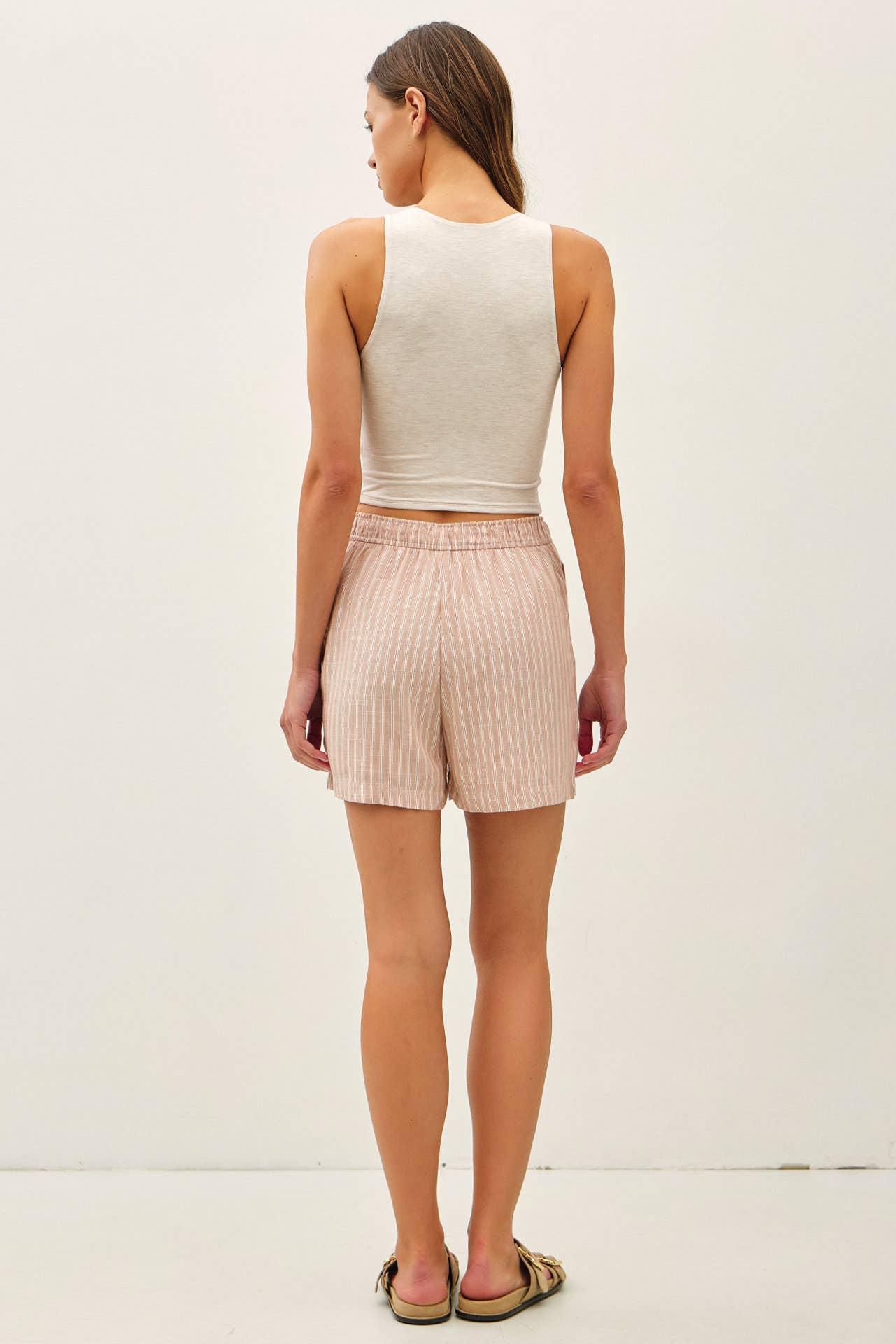 HIGH NECK CROPPED TANK