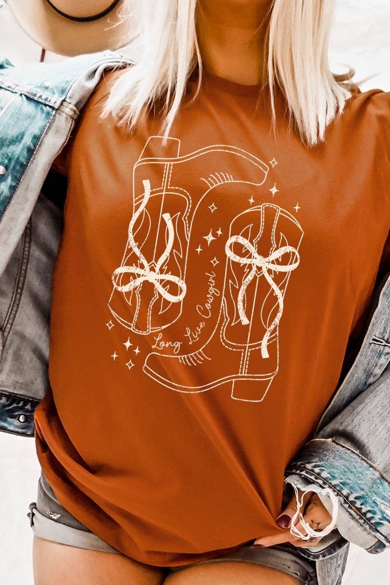 Cowgirl Boots Graphic Tee