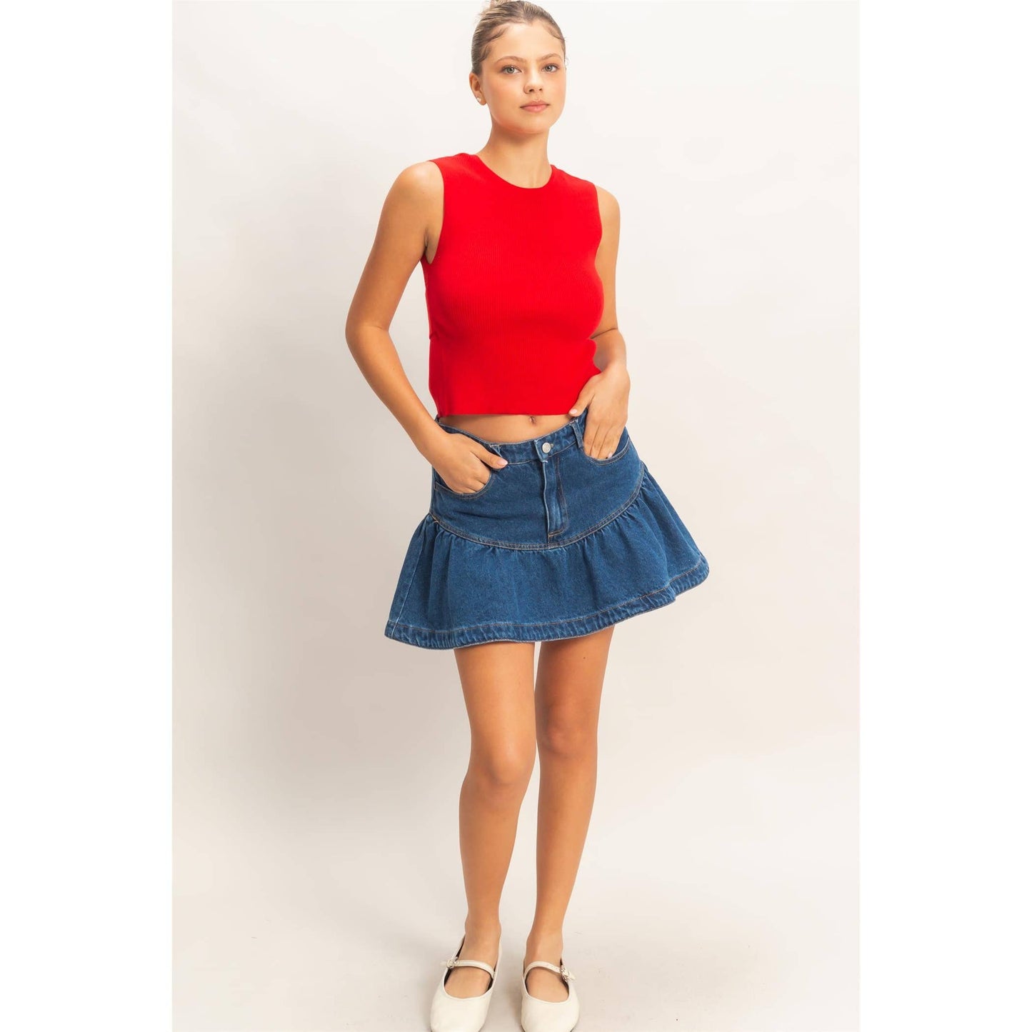 Serena open back top