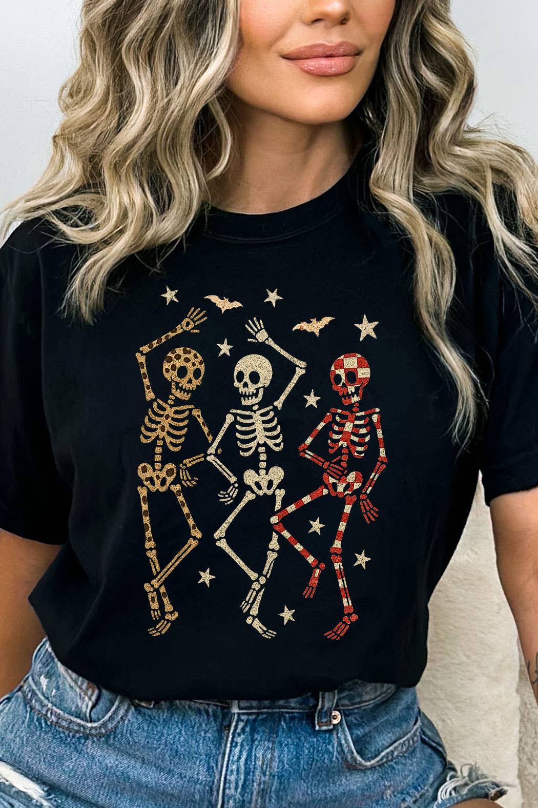 (PRE-ORDER) Dancing Skeleton Halloween Vintage Graphic Tee