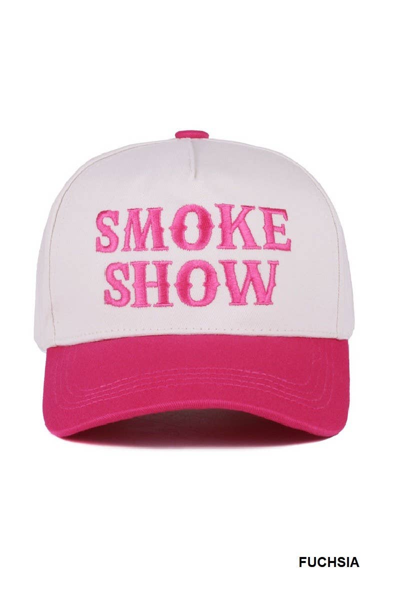 Smoke Show Two Tone Canvas Cotton Cap
