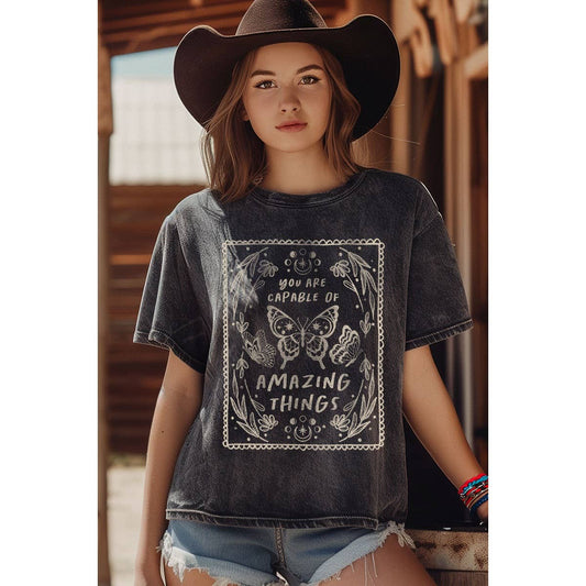 AMAZING THINGS MINERAL GRAPHIC TOP